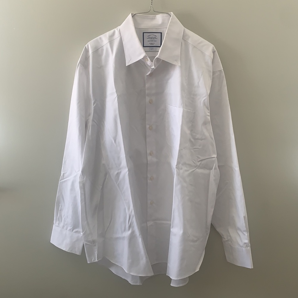 CHARLES TYRWHITT WHITE BUTTON DOWN